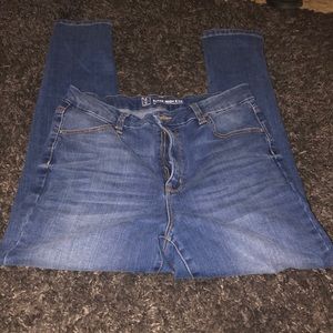 High rise jeans